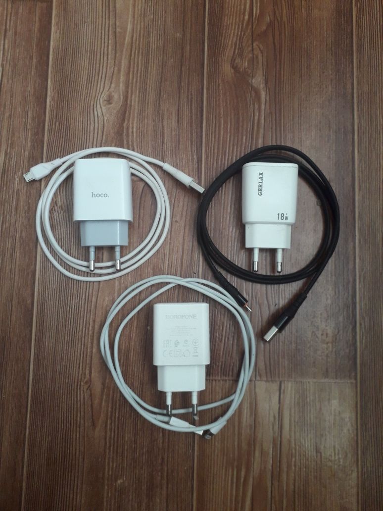 Быстрая зарядка 18w micro USB, type c