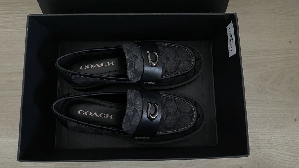 Coach leah denim loafer