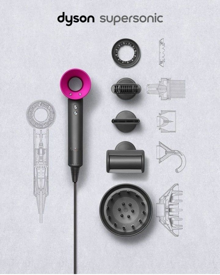 Dyson fen с 5 насадкой