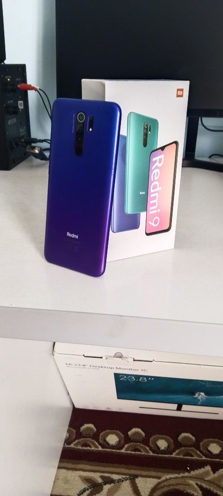 Redmi 9 Sunset Purple 4/64gb Holati Alo ishlashi zoʻr