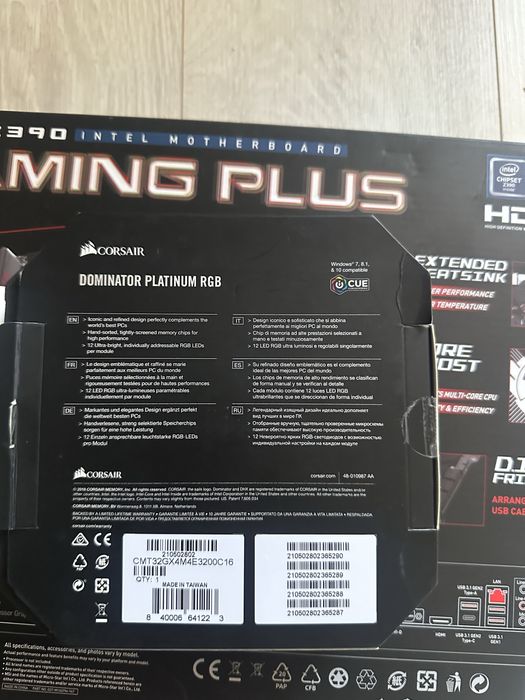 I9 9900k 3.60GHz +placa de baza msi mpg z390