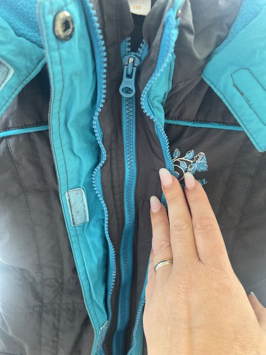 Geaca cu fermoar dublu  110-116