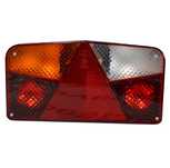 Lampa auto Horpol pentru remorca partea stanga 12/24V , 265x140x65mm cu triunghi reflectorizant, 1 buc.