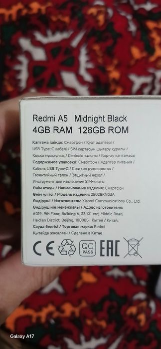 Redmi A 05 sotiladi 128/8 gb