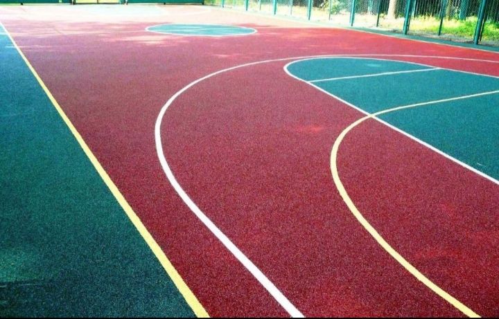 Резиновая покрытие 6500, наливное без шовная. Тартан
