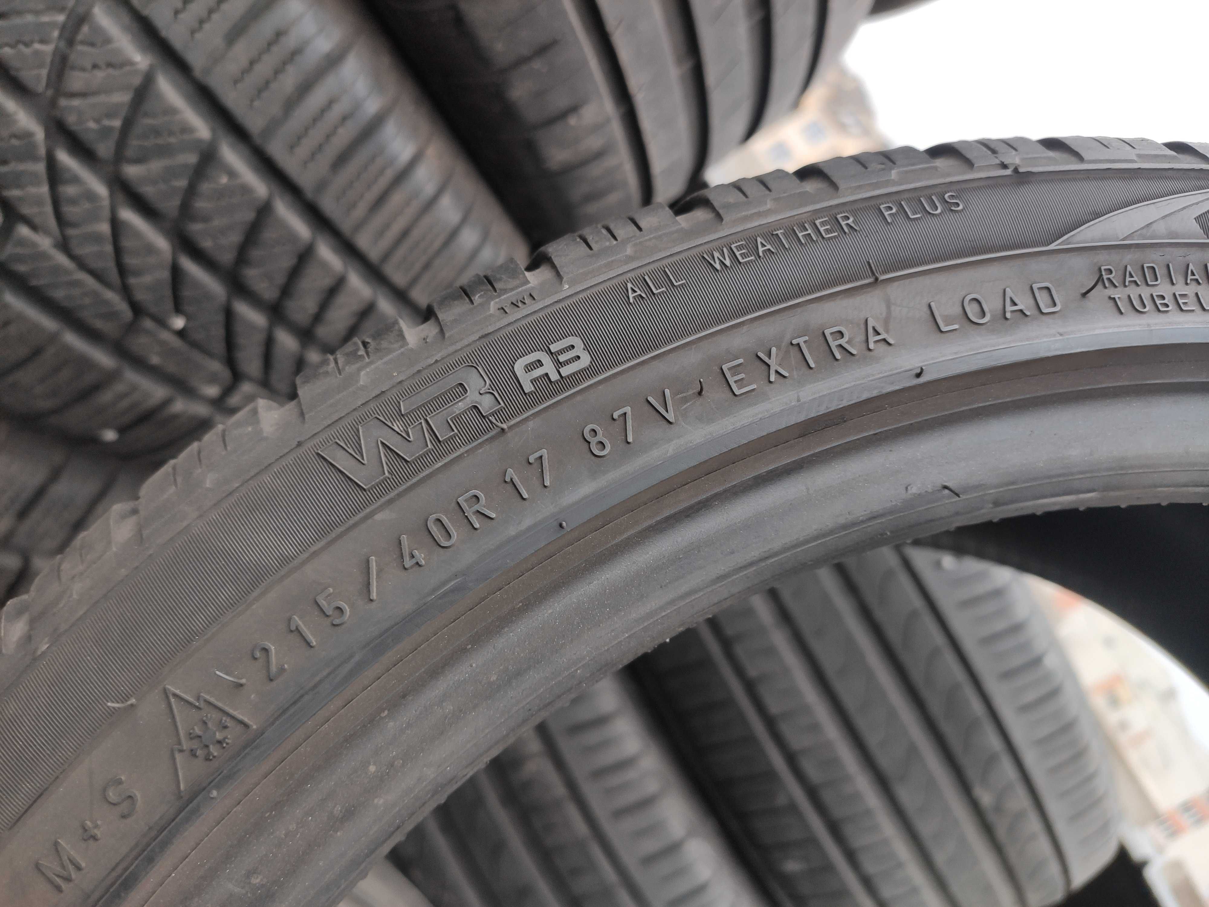 4бр Всесезонни гуми 215 40 17 - Nokian