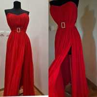 Rochiță roșie din matase