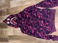 Hanorac Bape Mov A Bathing Ape Cammo Shark Drip Hype