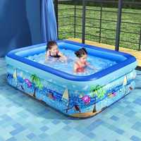 Удебелен детски надуваем басейн, различни размери