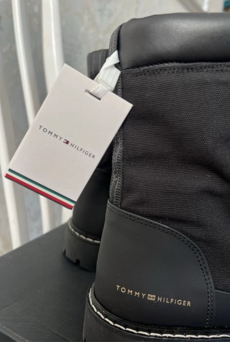 Ghete dama Tommy Hilfiger piele & textil 38 EU, 24cm