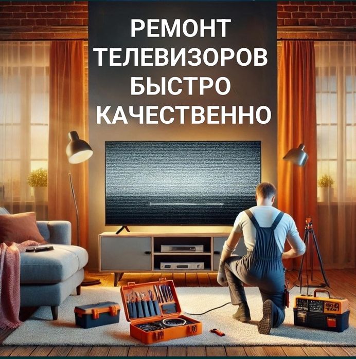 Ремонт телевизоров! Быстро! Качественно! Недорого!