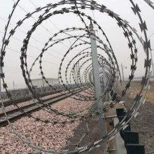 Barbed wire for homes, gardens, wire