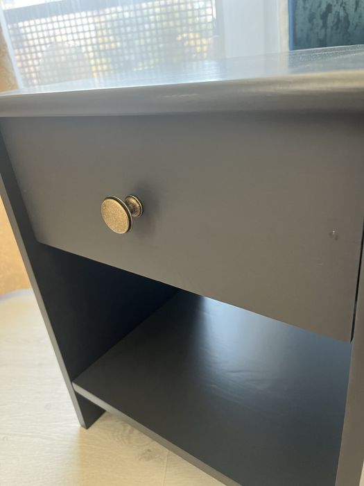 Vand set noptiere gri antracit