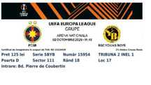 2 bilete FCSB - Young Boys tribuna 2 inel 1 - Europa League 2 oct