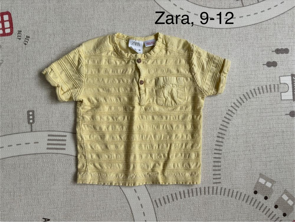 Летни дрехи за момче - размер 9-12 месеца (Zara, George, MS)