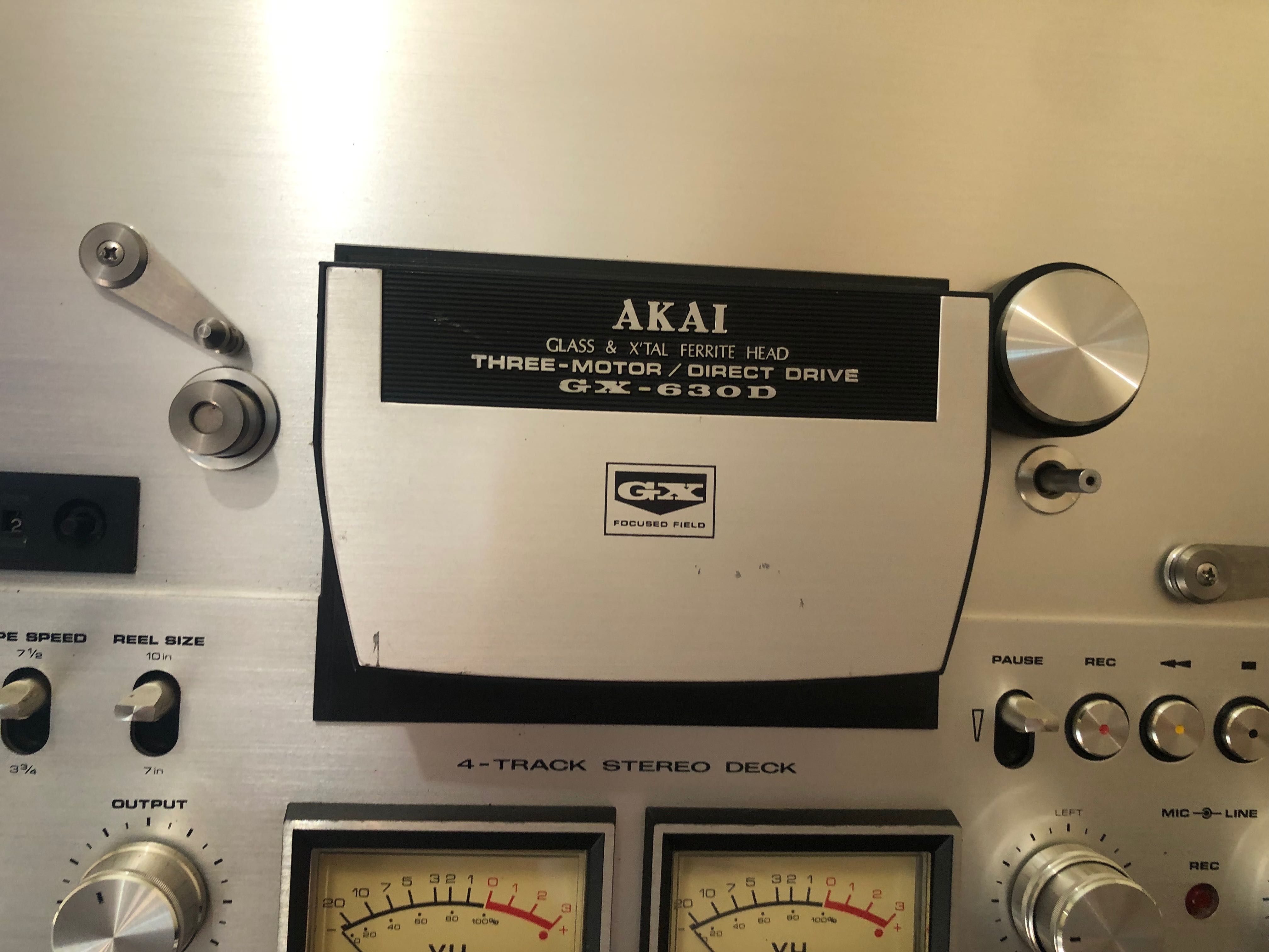 Vintige Akai gx 630 D