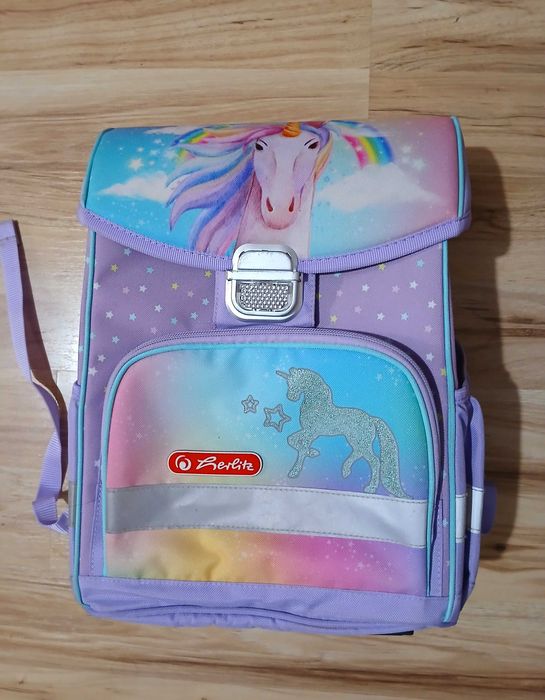 Ghiozdan pt scoala fetita,de la Herlitz,stare foarte buna