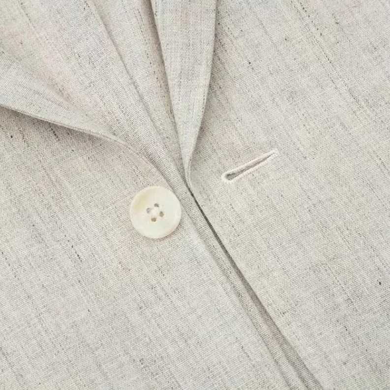 Sacou blazer slim 46 S premium Alcott & CO London NOU in 100% linen