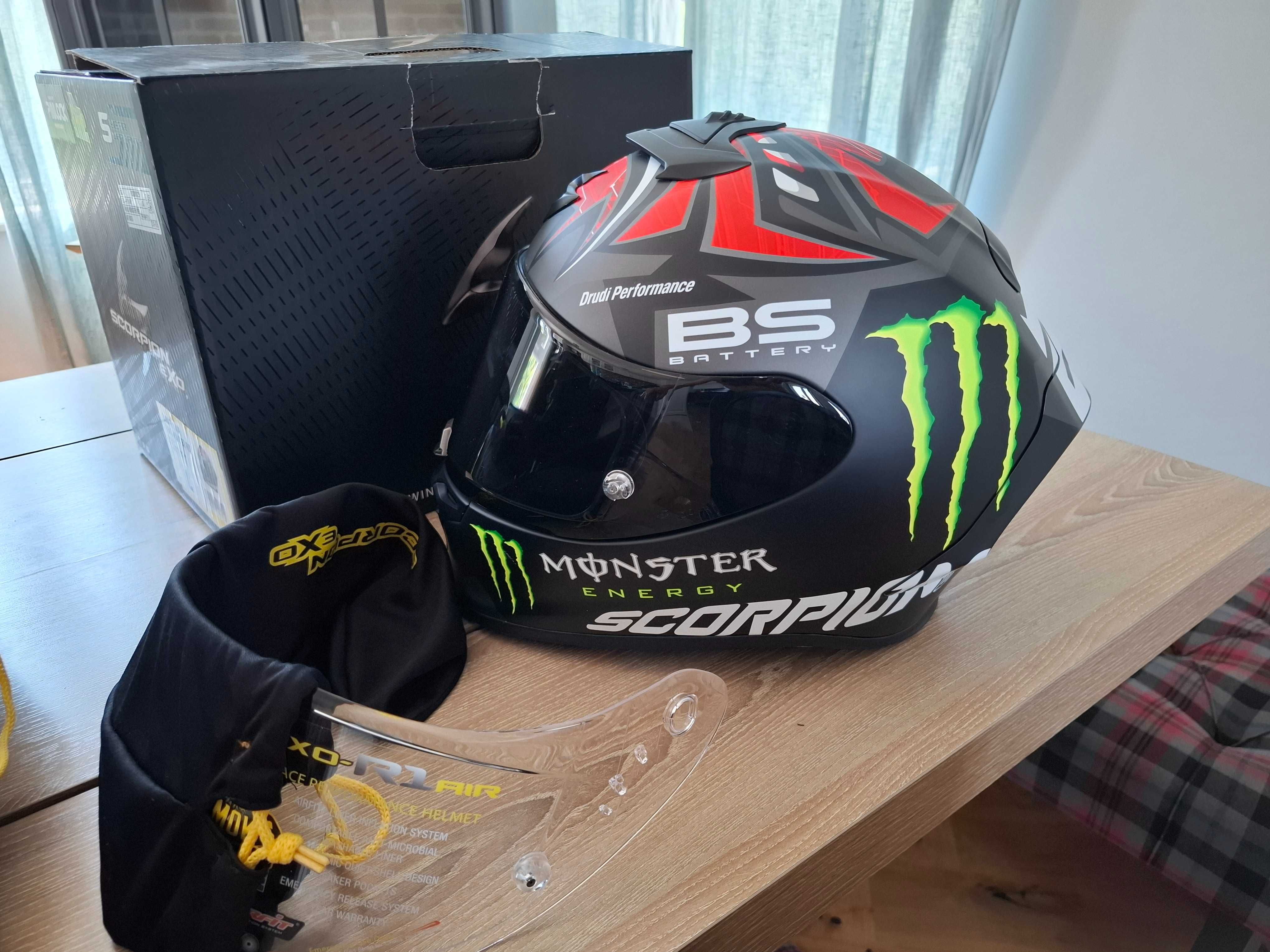 Мото каска Scorpion EXO-R1 AIR Fabio Monstet, Matt