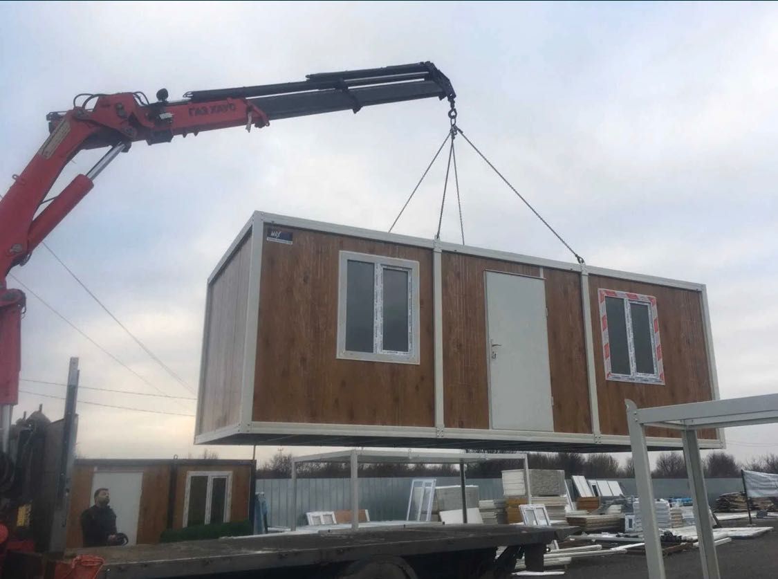 Промо 7/3м контейнер павилион за живеене офис фургон сглобяема къща