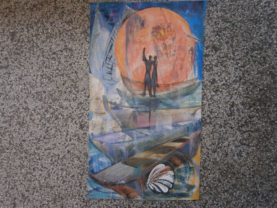 Абстрактна картина Зл.Кафтанджиеа