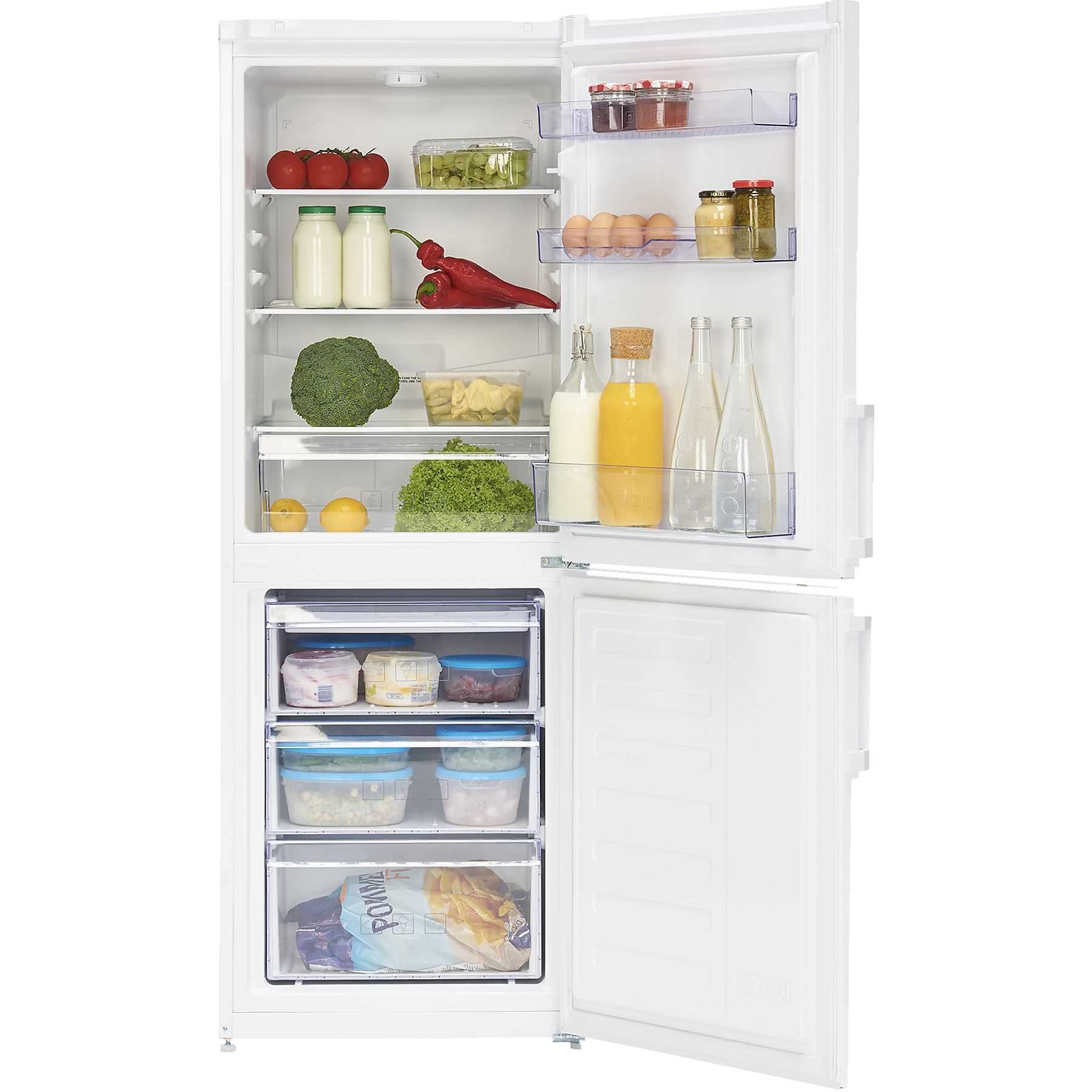 Нов хладилник с фризер Beko CSA240M31WN