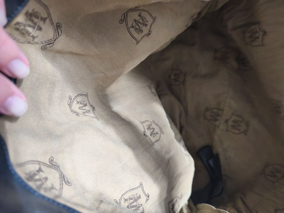 Geanta de piele Massimo dutti