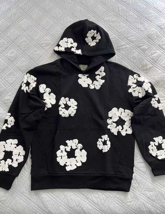 Hanorac Denim Tears Negru (S) Nou | Livrare cu verificare