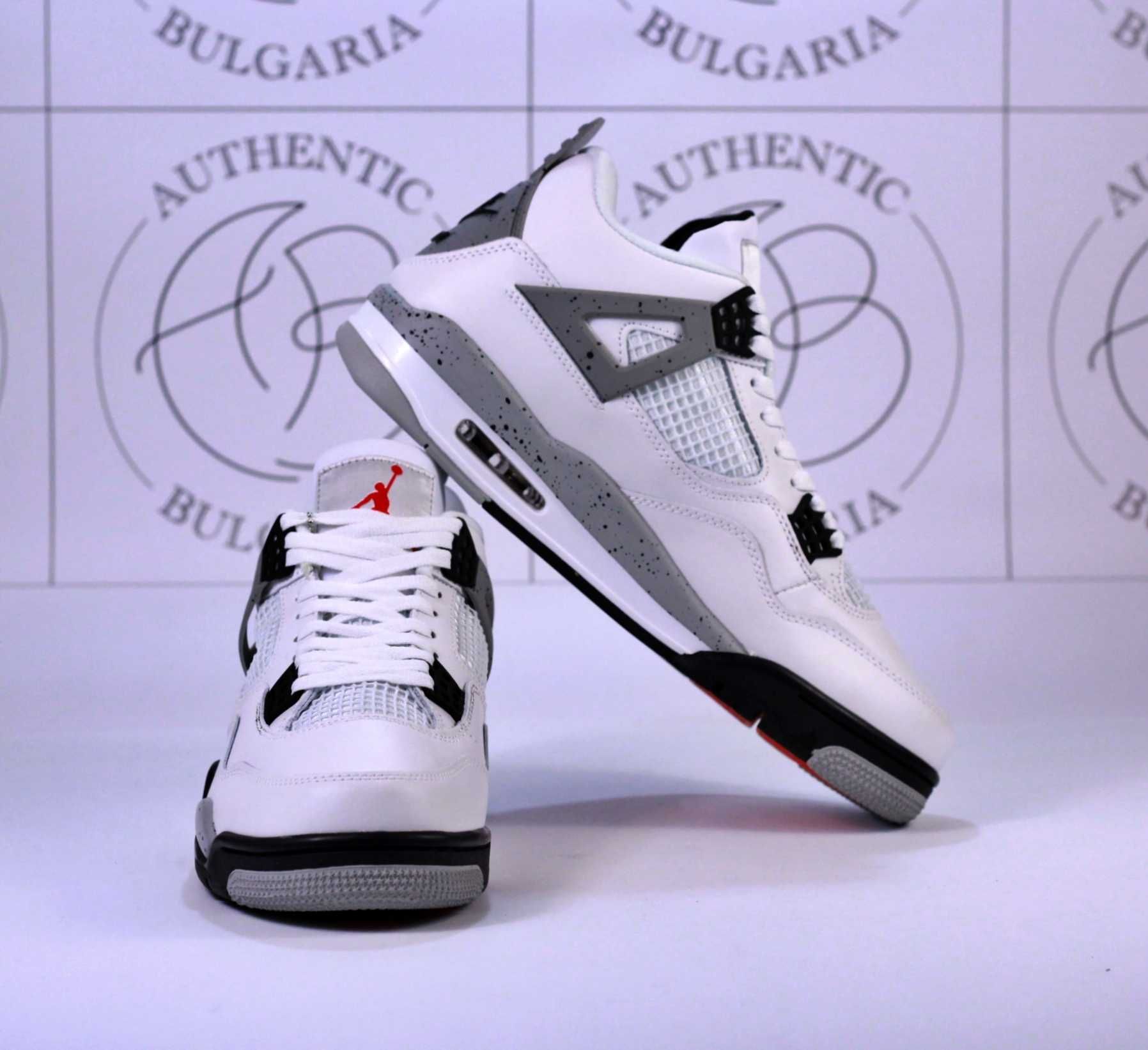 Nike Air Jordan Retro 4 Red Thunder, White Cement, Lightning