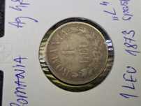 Moneda Romania 1 leu 1873