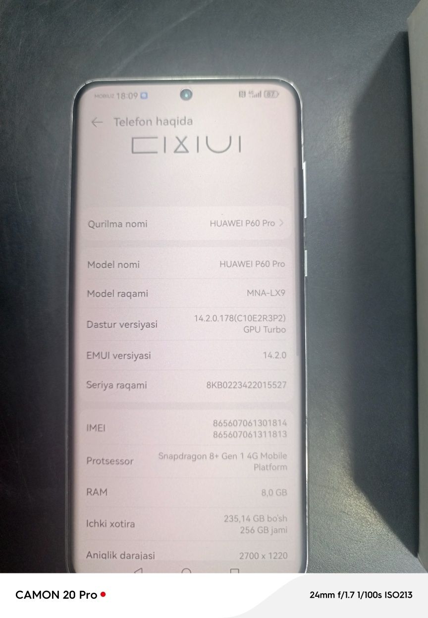 Huawei P60 Pro sotiladi.