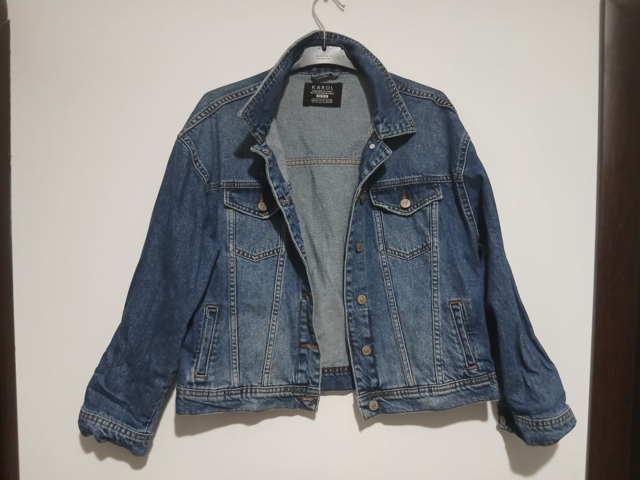 Vanf geaca blugi marca Karol marimea S sau 36 stare perfecta