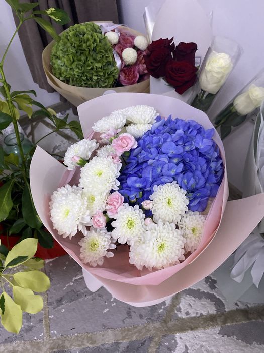 свежии, необычные цветы