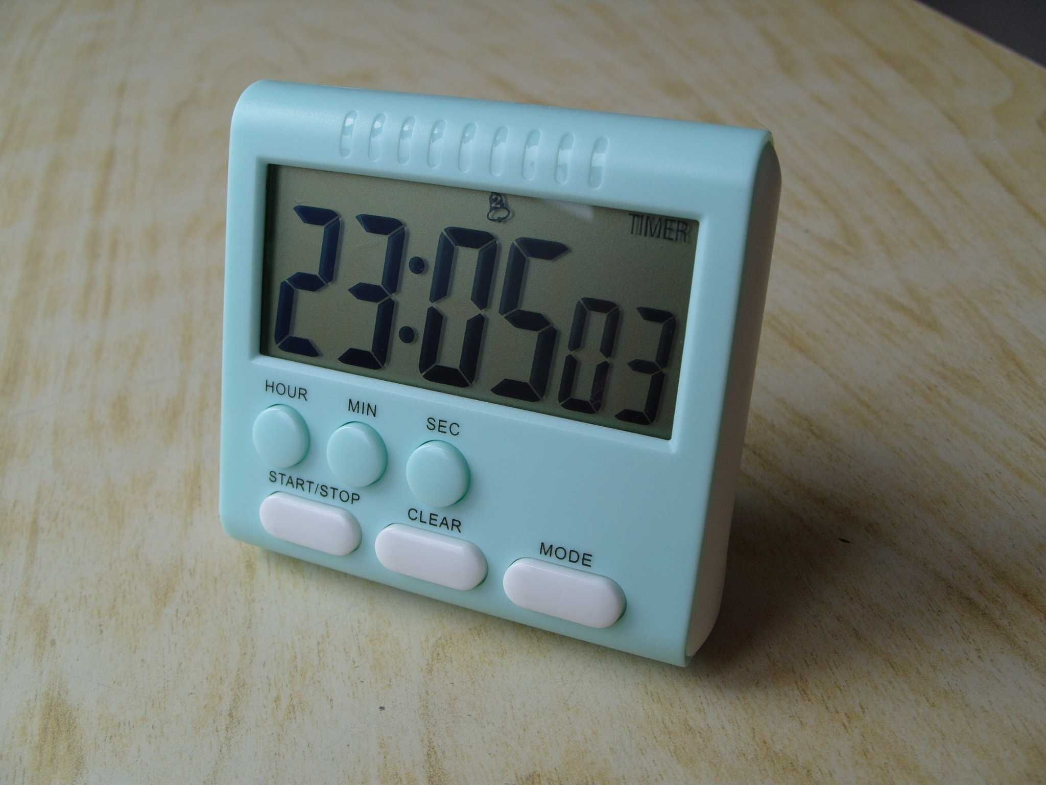 Електронен часовник с 2 таймера.  Българско упътване