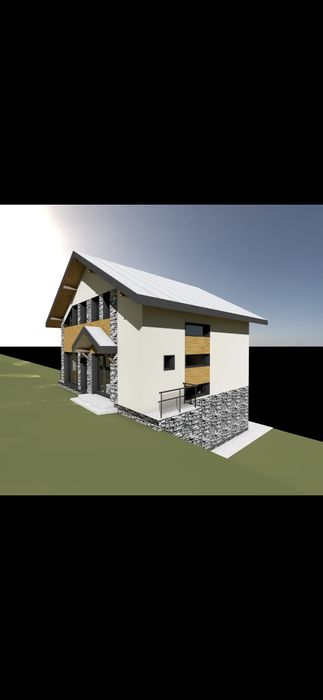 Vând fundatie cu proiect Părâng