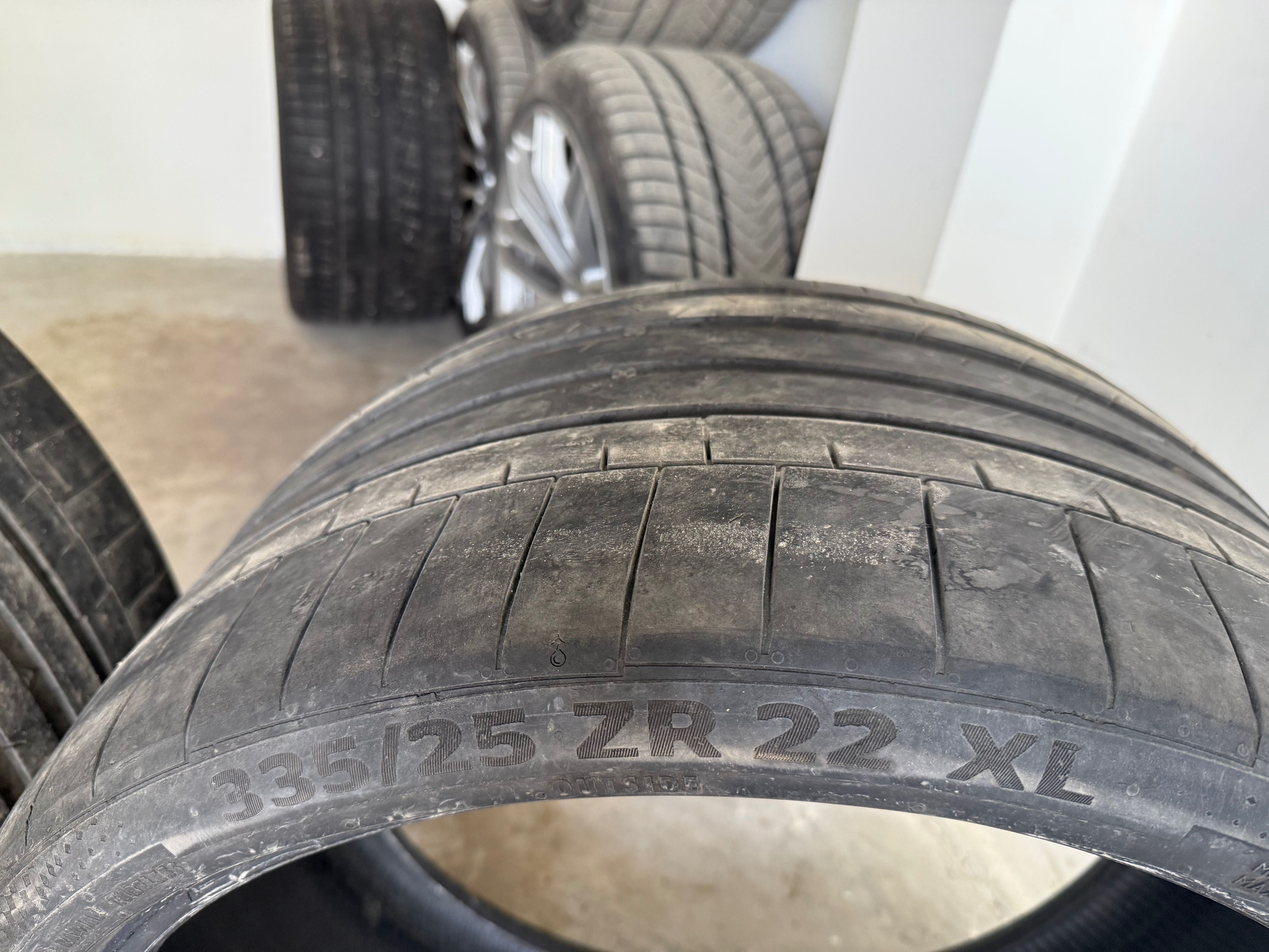 Continental 335 25 22 и 295 30 22 спорт пакет гуми BMW X5/X6 X5M F85