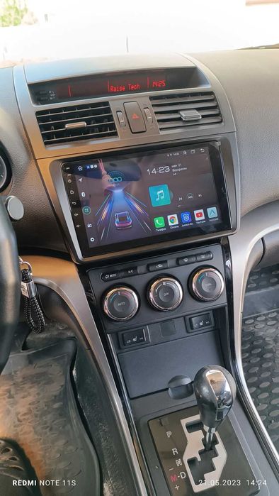 Navigatie Android 15 Dedicata Mazda 6 - QLed CarPlay AndroidAuto DSP