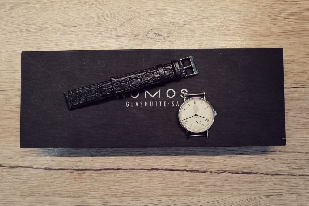 Ceas mecanic NOMOS Glashutte Ludwig Siemens Jubilee full set