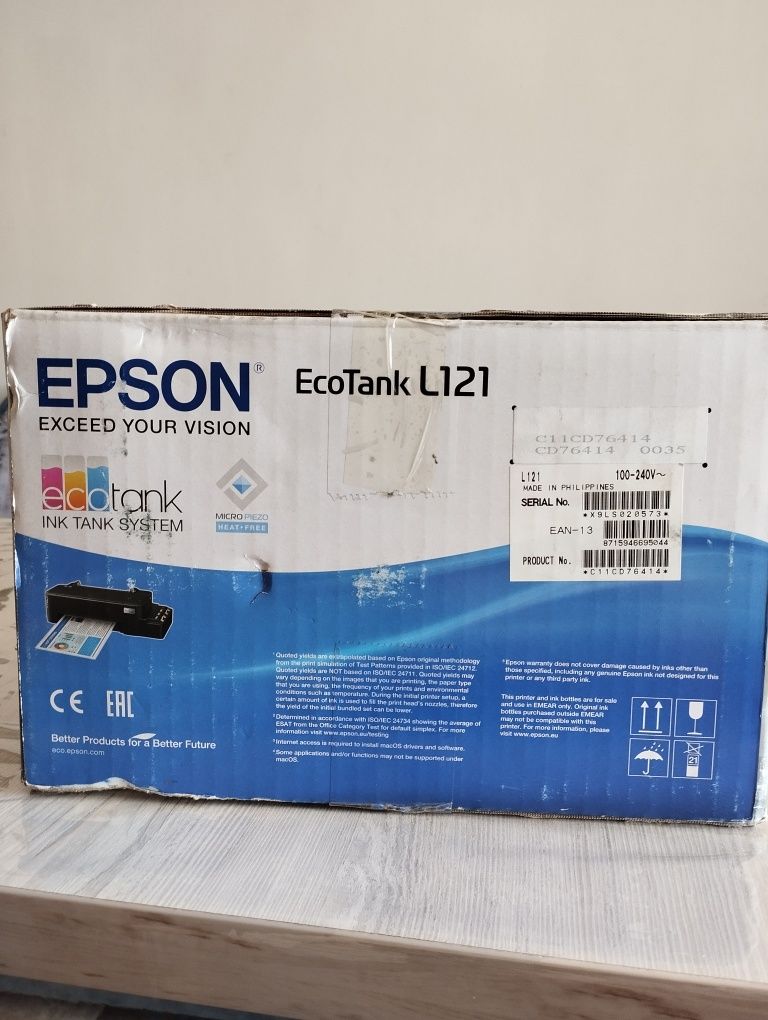 Продам принтер цветной Epson EcoTank L121