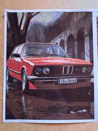 картина по номерам BMW