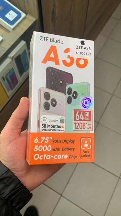 Продам zte blade A36 новый