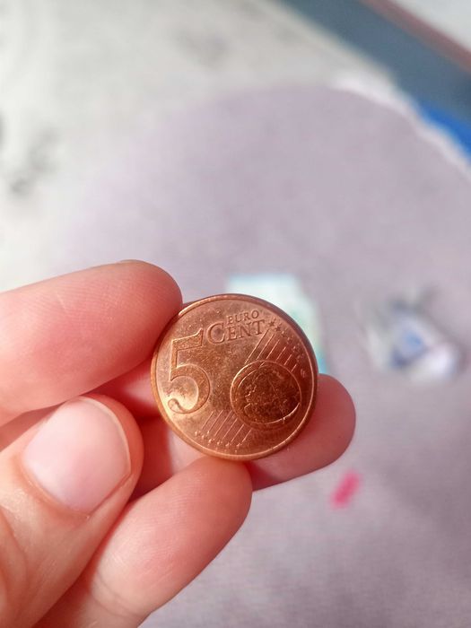 Евроценты 10, 5, 2, 1, Франция, монеты