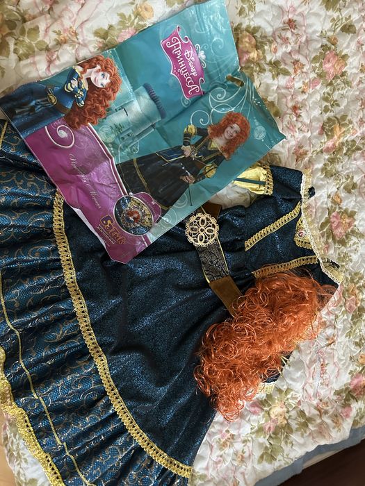 Роскошное платье принцесса Мерила из мультфильма  «Храбрая сердцем»