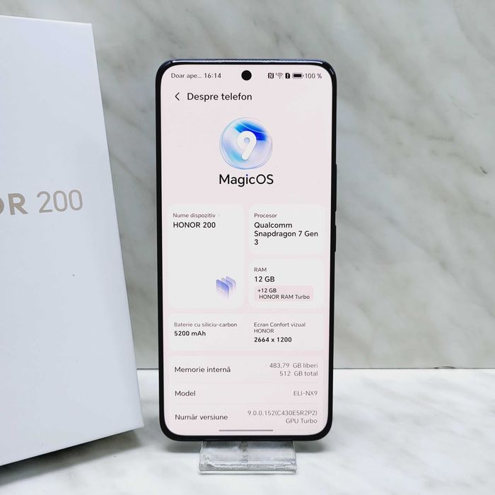 Honor 200, 12GB RAM, 512GB, 5G ca Nou, Zeus Amanet Militari 31845