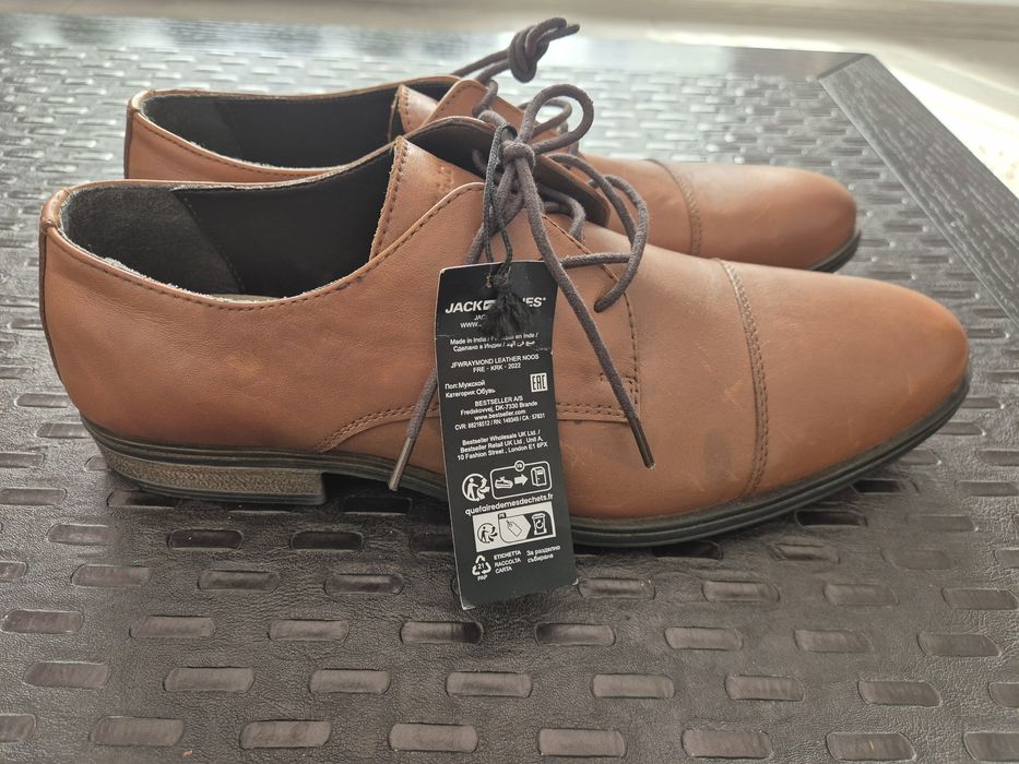 Pantofi Piele Firma Jack&Jones Nr 44