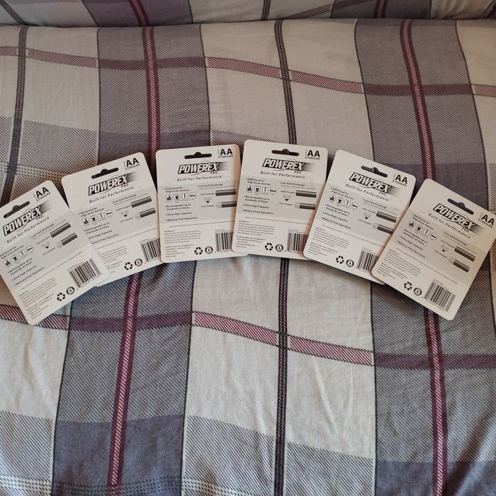 Продам новые оригинальные аккумуляторные батарейки POWEREX PRO2700mah