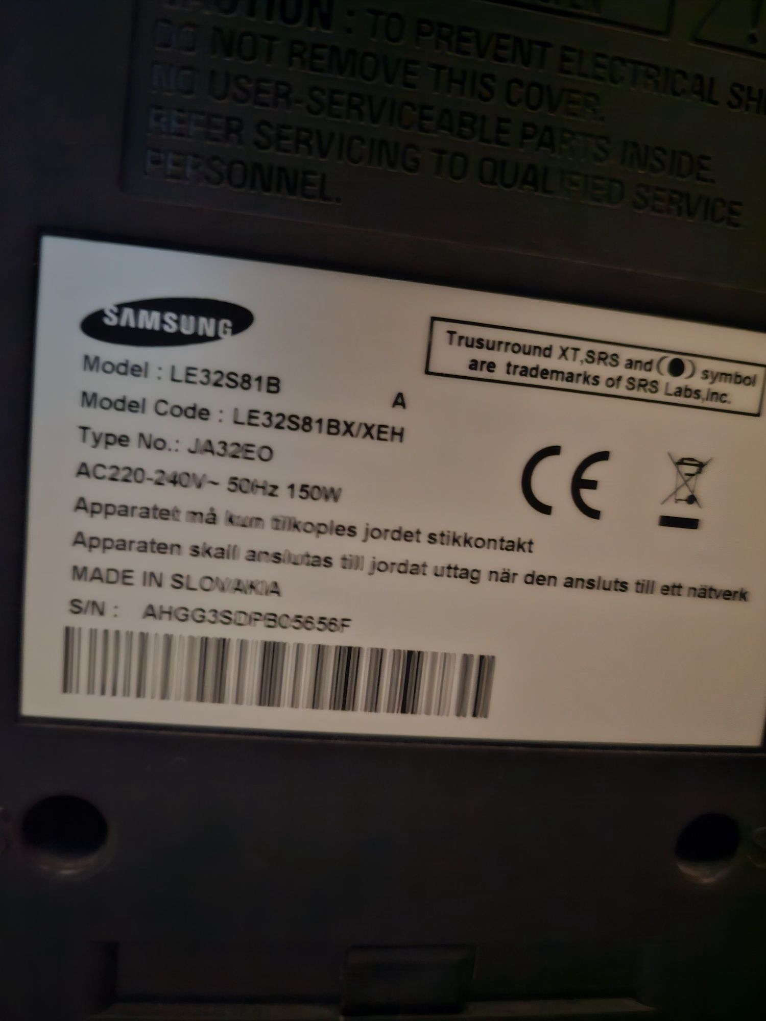 LCD Samsung 88 cm