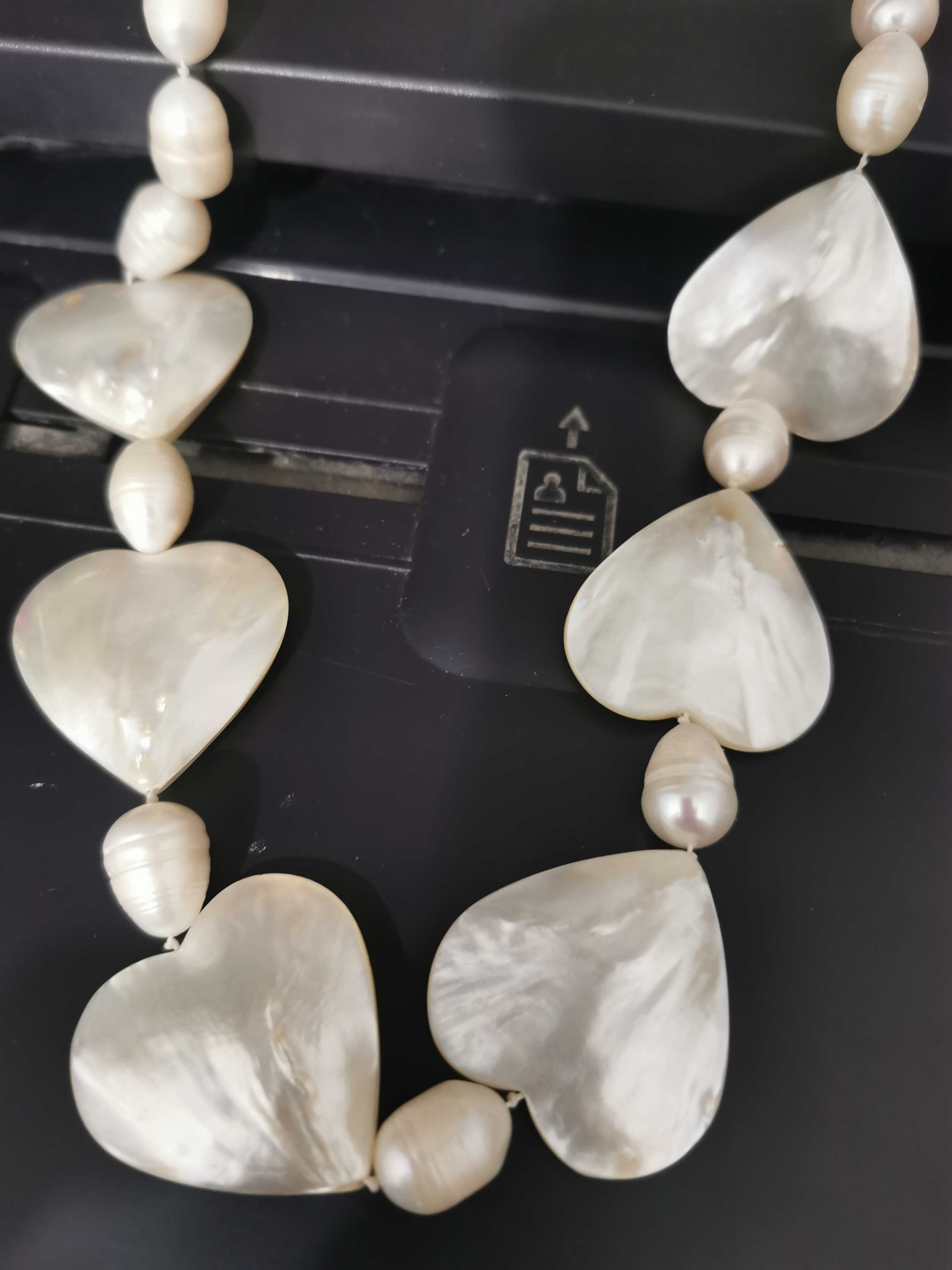Colier perle Biwa perle XXL lungimea de 55 cm