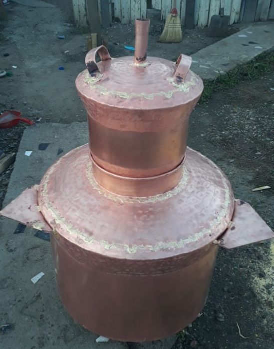Vând cazane de făcut tuica de 120litri complet cu toate instalațiile