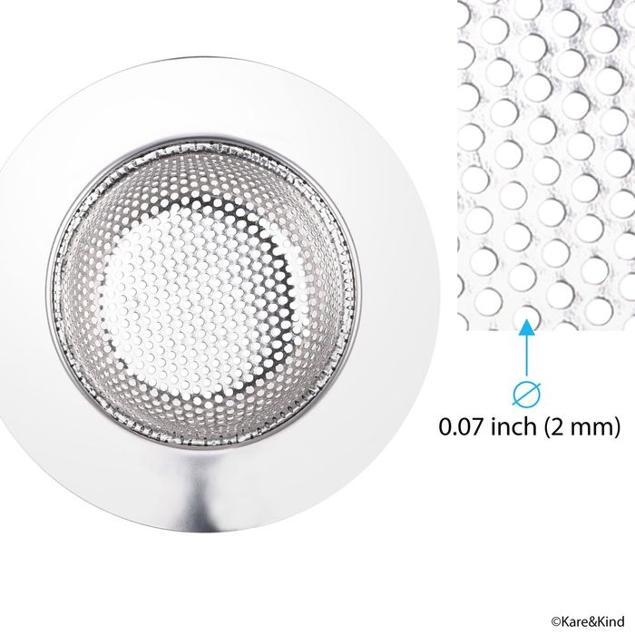 Sita pentru chiuveta 3 buc inox strălucitor